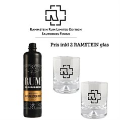 Rammstein Rom med 2 glas